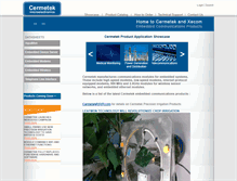 Tablet Screenshot of cermetek.com